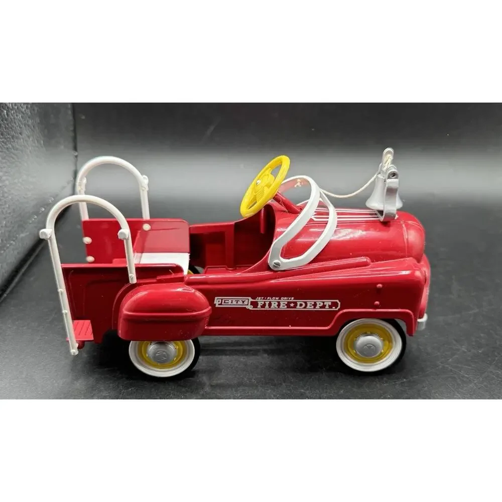 Hallmark Kiddie Car Classics Fire Dept Pedal Car 1991 Numbered No Box -S1
